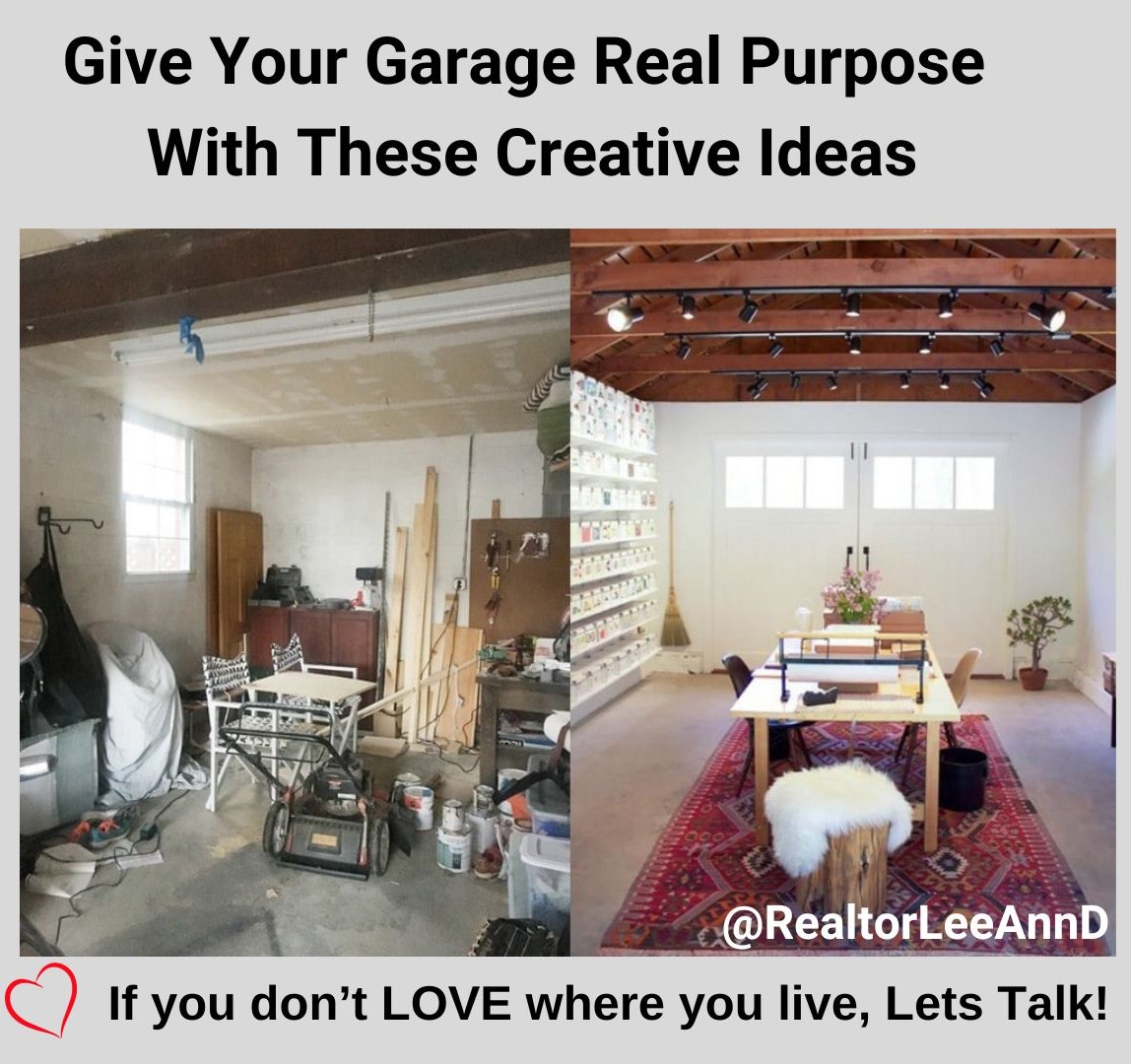 Tired of your garage being a cluttered catch-all? Repurpose it into something amazing! From a bright and inspiring she studio to a cozy retreat, the possibilities are endless!